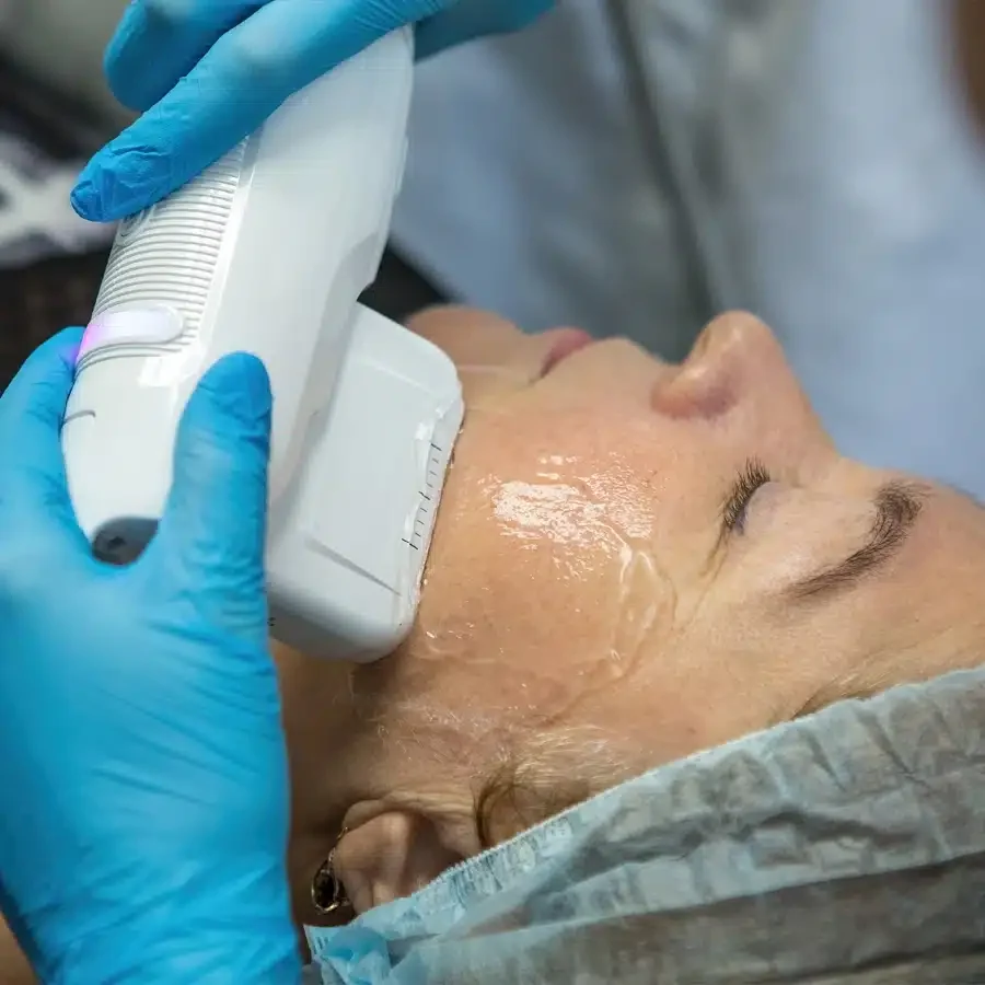 HIFU chin and jawline lifting treatment in Malaysia.